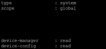 FortiManager Admin Profile (CLI)